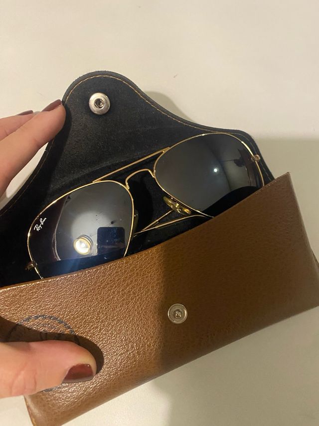 Gafas de sol Ray-Ban Aviator doradas