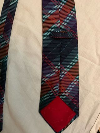 Cravatta Etro Milano pura seta a fantasia scozzese