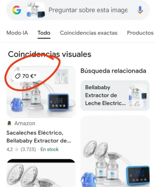 Sacaleches Eléctrico Doble Bellababy
