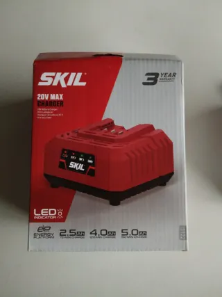 2 Baterías y Cargador Skil 20V MAX