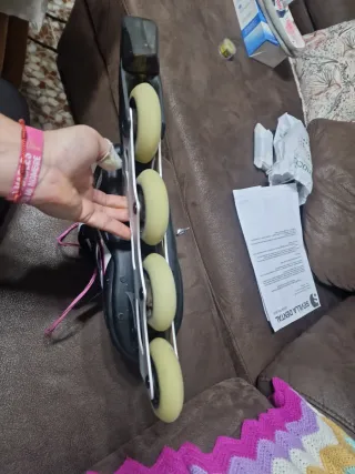 Patines en línea y protecciones