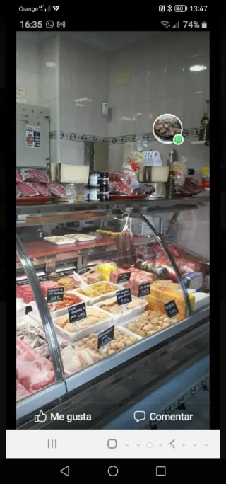 Negocio para comida para llevar o carnicería