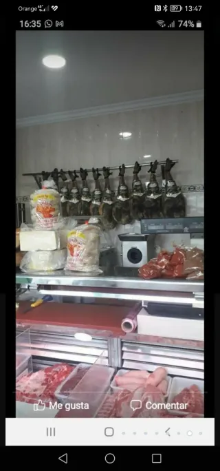 Negocio para comida para llevar o carnicería