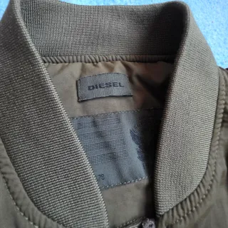 Chaqueta Bomber Aviador Diesel Verde Militar