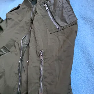 Chaqueta Bomber Aviador Diesel Verde Militar