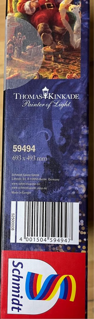 Lote de dos puzzles de 1000 piezas (navideños)