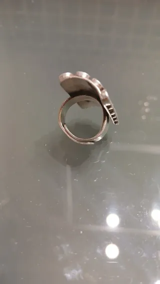 Anillo plata de ley ajustable