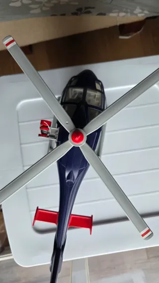Helicóptero Playmobil Policía Azul