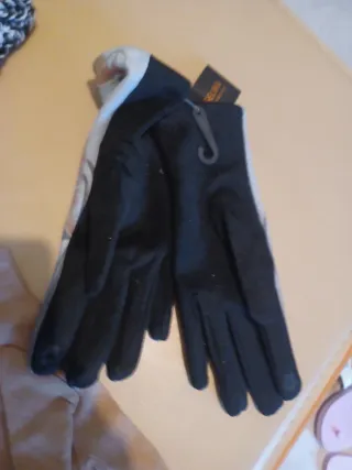 Conjunto de guantes y gorro