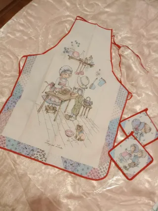 Set grembiule e presine Lucy and Luke