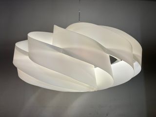 Lampadario moderno Flat D.100 bianco