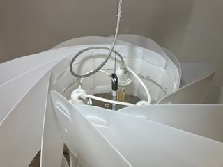 Lampadario moderno Flat D.100 bianco