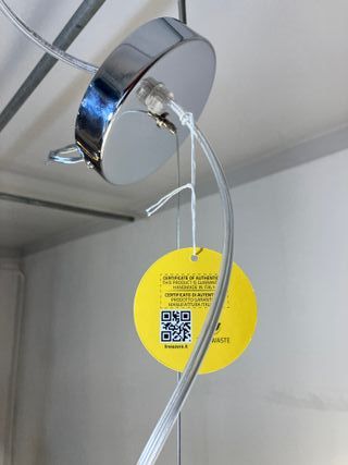 Lampadario moderno Flat D.100 bianco