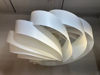 Lampadario moderno Flat D.100 bianco