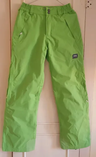 Pantaloni sci Helly Hansen verdi mela