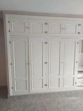 Puertas d Armario blanco,solo las hojas