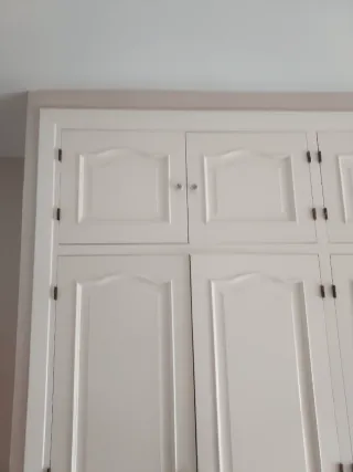 Puertas d Armario blanco,solo las hojas