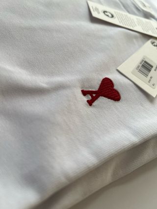 Camiseta AMI Paris blanca oversize M