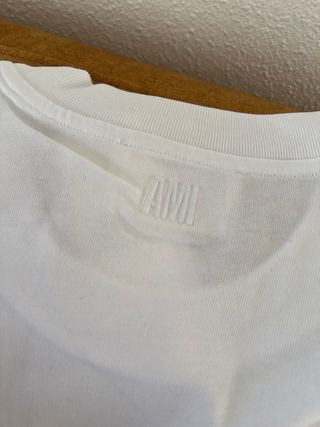 Camiseta AMI Paris blanca oversize M