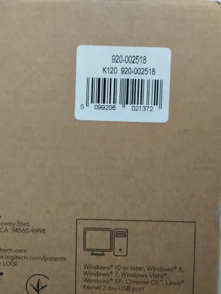 Teclado Logitech Negro. K120 USB