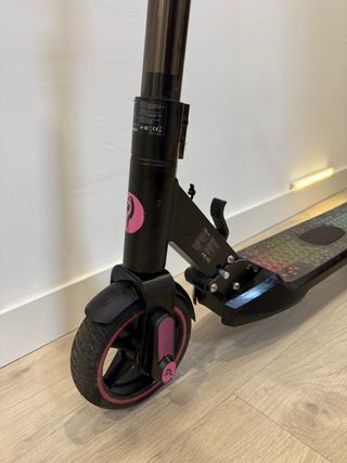 Patinete Eléctrico Infantil Negro/Rosa