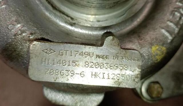 8200363591 turbocompresor renault laguna 5727125