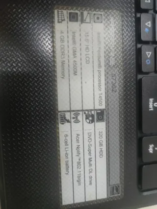 Acer Aspire 5736 Portátil en buen estado