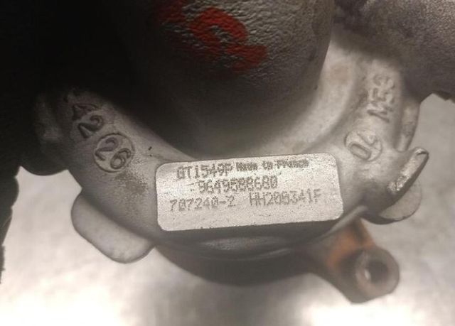 Peugeot 5369173 turbocompresor 9649588680 807 2.2