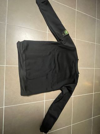 Felpa Stone Island nera taglia M