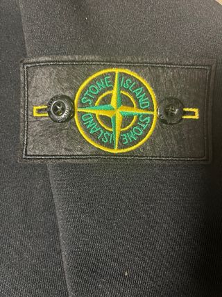 Felpa Stone Island nera taglia M