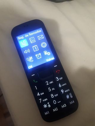 Teléfono Móvil Básico Negro