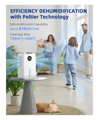 Deshumidificador 810ml/día Blanco