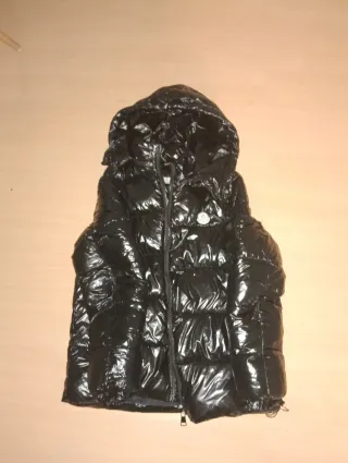 Chaqueta Moncler Negra Brillante