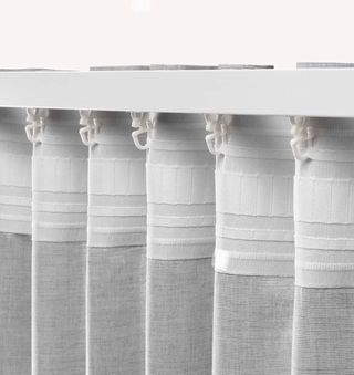 Cortinas Ikea Hannalill Gris (2x) 100% Algodón