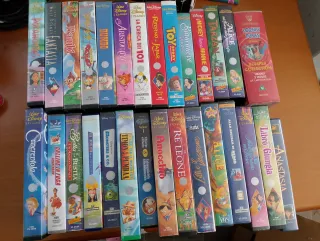 Set VHS Disney Classici Italiani