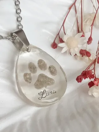 Colgante Memorial Personalizado Huella