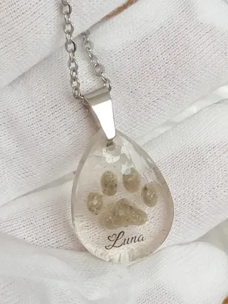 Colgante Memorial Personalizado Huella