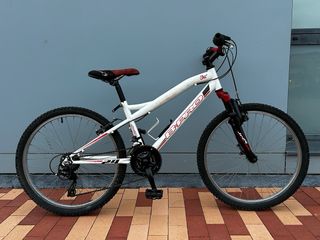Bicicleta BTT Bpro 24” Adolescentes lista blanca
