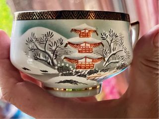 Servizio tè per 2 in porcellana giapponese molto fine