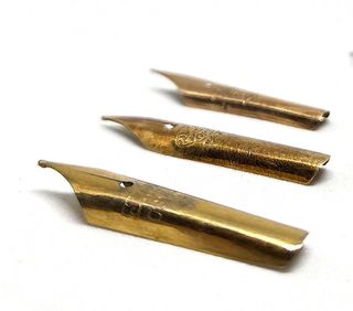 7 Pennini Vintage Oro 14Kt, Aurora, Corona, Osmiri