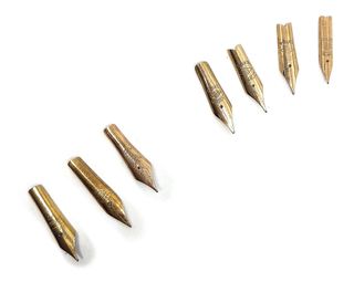 7 Pennini Vintage Oro 14Kt, Aurora, Corona, Osmiri