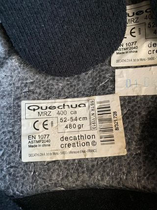 Casco esquí infantil Quechua 52-54 cm