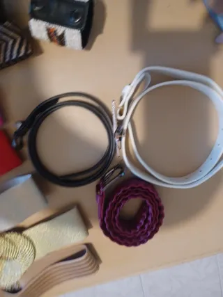 Cinture elastiche con fiocco e fiori