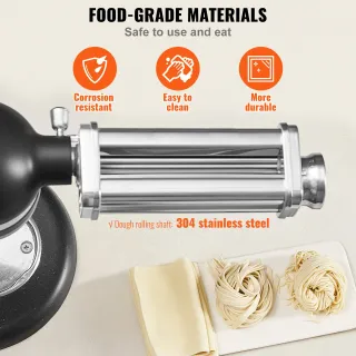 Accessorio Rullo Sfogliatrice Pasta Acciaio Inox