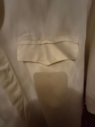 Camisa Mirto color crema,  Caballero, seda