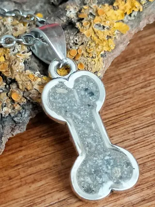 Colgante Memorial Hueso Personalizado