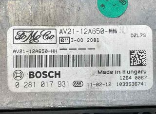 Av2112a650hh centralita motor ford fiesta 139268