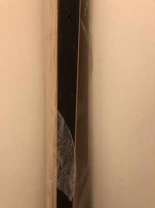 Balda pared efecto roble IKEA