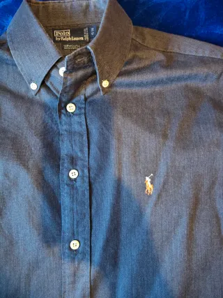Camisa Polo Ralph Lauren Azul Talla M