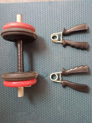 Mancuernas y agarres para manos